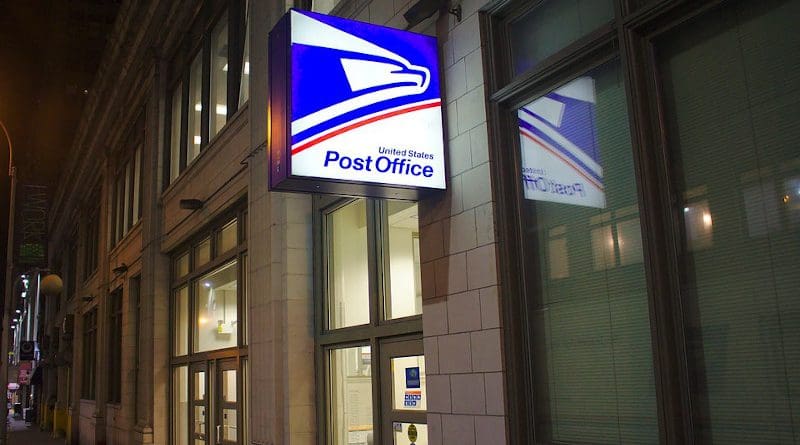 Usps Post Office Building Nyc City Logo