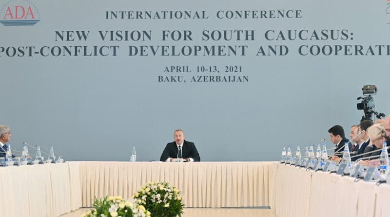 Azerbaijan's President Ilham Aliyev Attends International Conference Held At ADA University (Photo supplied)