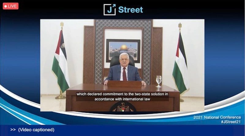 Mahmoud Abbas said that he is prepared to return to the peace table to negotiate a two-state solution to the Israeli-Palestinian conflict. (Screengrab)