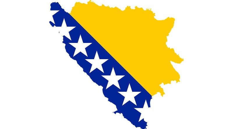 Bosnia And Herzegovina Country Europe Flag Borders