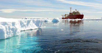 Salinity measurements in the Southern Ocean are key to reduce uncertainty in model projections of anthropogenic CO2 uptake. CREDIT © Oscar Schofield, Rutgers University
