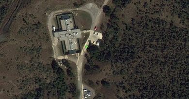 A Google Earth image of the secretive Camp 7 at Guantánamo Bay. (Photo supplied)