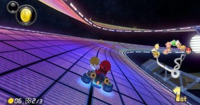 Mario Kart gives players falling behind in the race the best power-ups, designed to bump them towards the front of the pack and keep them in the race. Meanwhile, faster players in the front don't get these same boosts. CREDIT Photo courtesy of The Brink staff