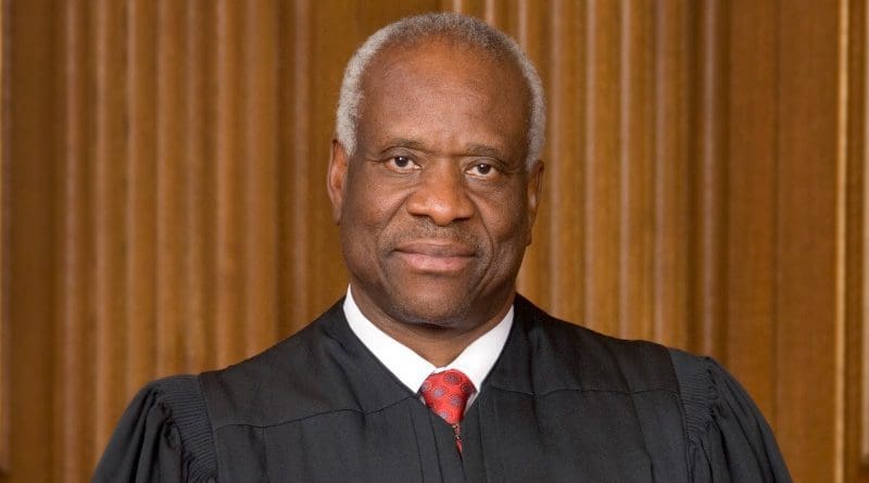 Clarence Thomas, Associate Justice of the Supreme Court of the United States. Photo Credit: Steve Petteway, Wikipedia Commons