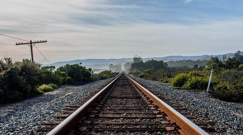 Railway Tracks Railroad Train Tracks California Rail