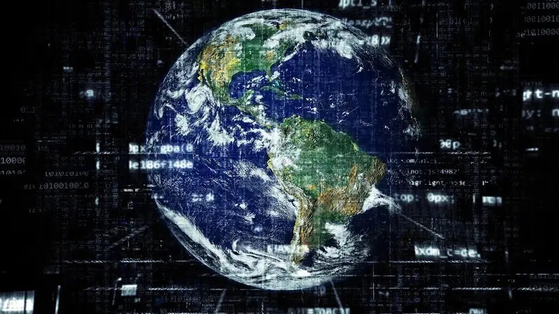 Globe Earth Internet Globalisation Technology Network