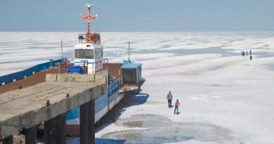 Iran's Lake Urmia -- a sister to Utah's Great Salt Lake -- has lost nearly 95 percent of its volume in the span of two decades. CREDIT Somayeh Sima