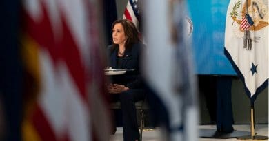 File photo of US Vice President Kamala Harris. (Official White House Photo by Lawrence Jackson)