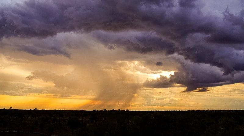 Australia Clouds Dawn Twilight Rain Desert