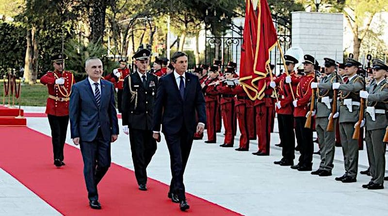 President of the Republic of Albania, Ilir Meta with the President of the Republic of Slovenia, Borut Pahor (Photo supplied)
