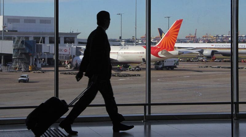 Airport Passenger Travel Silhouette Person Rushing Terminal Connection