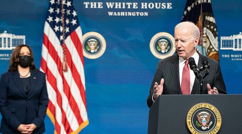 US Vice President Kamala Harris and President Joe Biden at the White House. Photo Credit: Adam Schultz / The White House