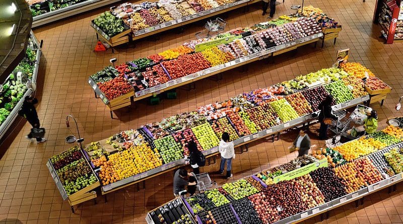 Supermarket Stalls Coolers Market Food Fresh Shop