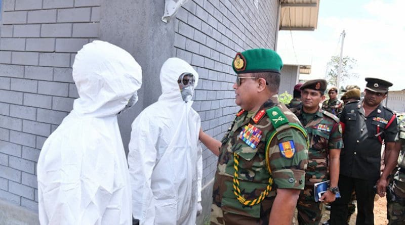 As directed by the Sri Lanka President and Commander-in-Chief of the Armed Forces, together with authorities in the Health Ministry and the Ministry of Defence, the Army has thrown its full weight behind this national priority. Credit: Sri Lanka Army.