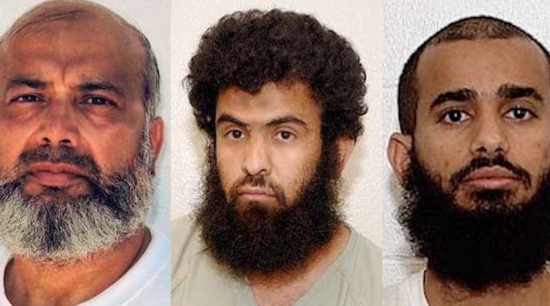 Guantánamo prisoners Saifullah Paracha, Abdul Rahim Ghulam Rabbani and Uthman Abd al-Rahim Uthman. (Photo supplied)