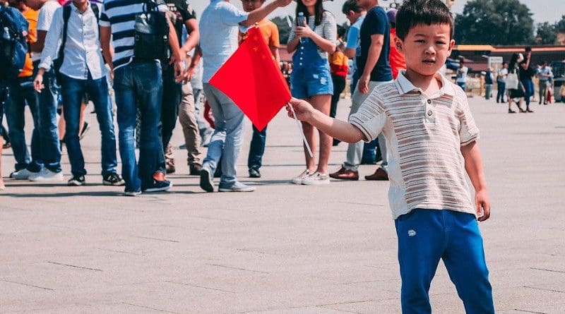 Boy China Flag Red Flag