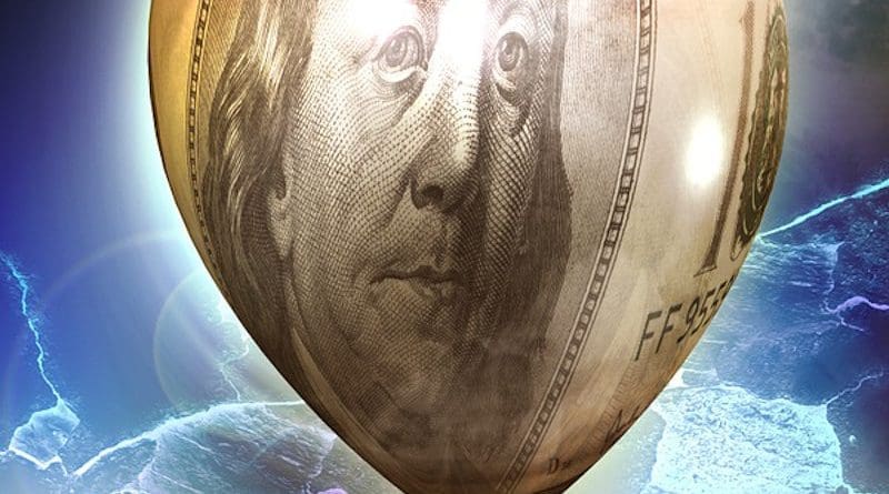 Dollar Inflation Balloon Ben Franklin Bill Money