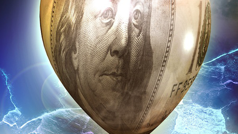 Dollar Inflation Balloon Ben Franklin Bill Money