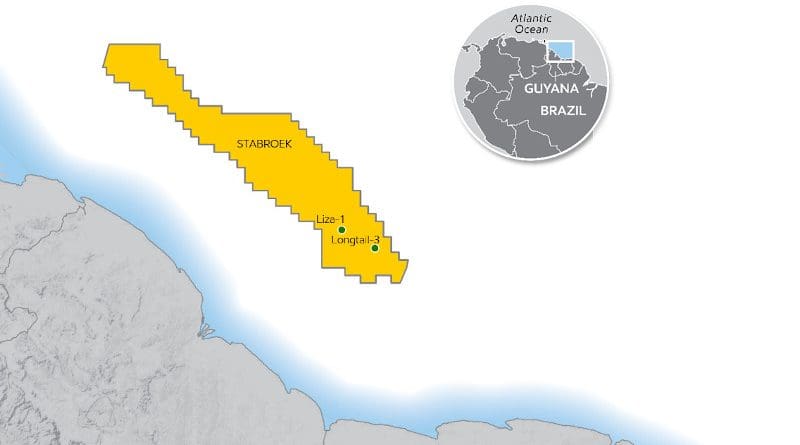 Location of Longtail-3 offshore Guyana. Credit: ExxonMobil