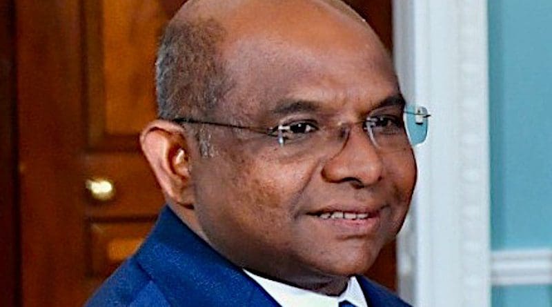Maldives' Abdulla Shahid. Photo Credit: U.S. Department of State, Wikipedia Commons