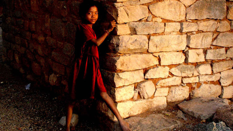 Dalit girl, Andhra Pradesh, India. Photo Credit: Gamdrup, Wikipedia Commons