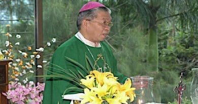 Sacred Heart Archbishop Petrus Canisius Mandagi of Merauke in Papua was reportedly targeted by Islamic suicide bombers during two failed assassination attempts this year. (Photo: Konradus Epa/UCA News)