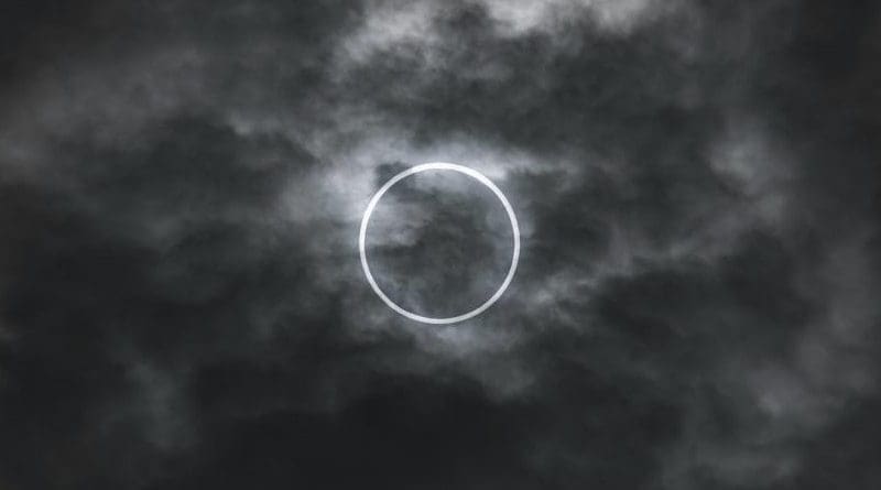 Photo of the annular solar eclipse of 20 May 2012 as seen from Tokyo. Credit: Marek Okon / Unsplash