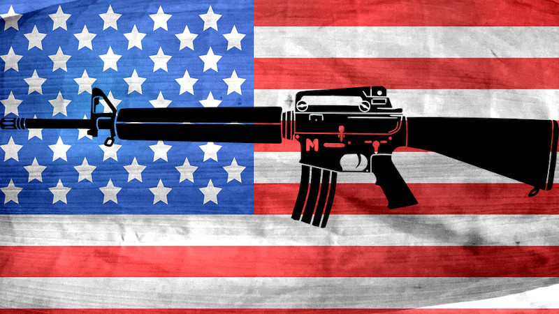 gun flag assault weapon united states