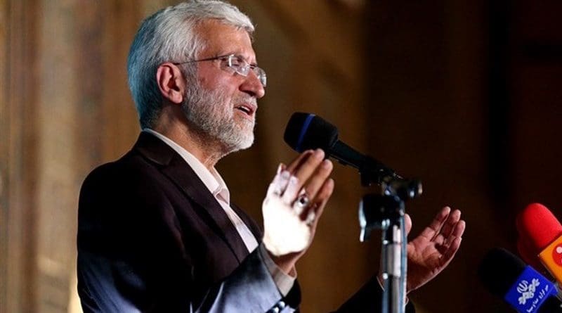 Iran's Saeed Jalili. Photo Credit: Tasnim News Agency