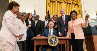 US President Joe Biden signs law creating Juneteenth National Independence Day holiday. Photo Credit: The White House