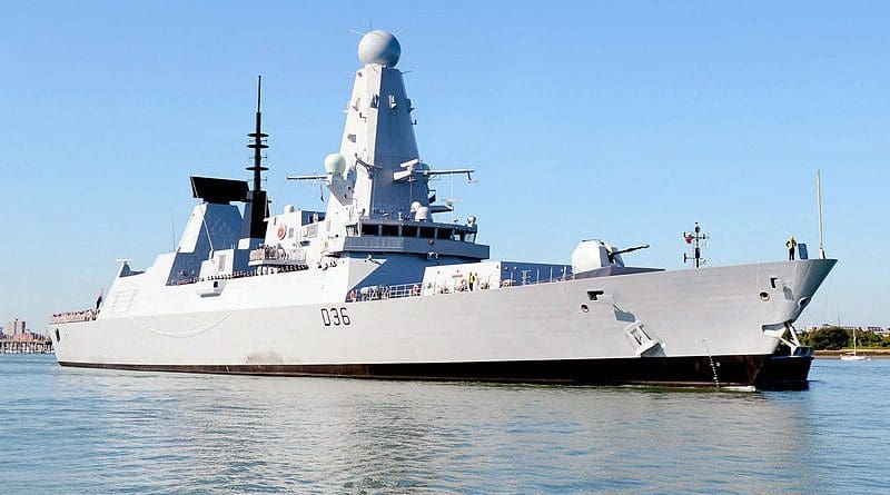File photo of UK Royal Navy's HMS Defender. Photo Credit: Royal Navy, Wikipedia Commons
