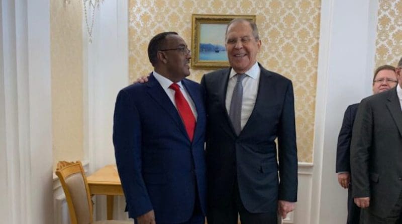 Russia's Sergey Lavrov and Ethiopia's Demeke Mekonnen (Photo supplied)