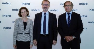 Cristina Ruiz, Marc Murtra and Ignacio Mataix. Photo Credit: Indra