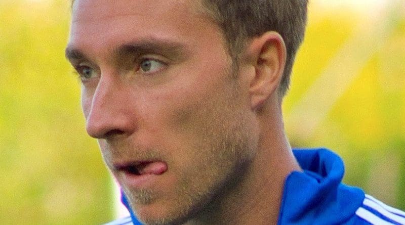 File photo of Denmark's Christian Eriksen. Photo Credit: Chris 0023, Wikipedia Commons