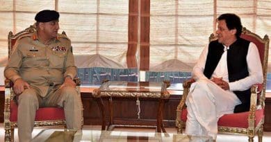 Pakistan's Army Chief General Qamar Javed Bajwa with Prime Minister Imran Khan. Photo Credit: Pakistan government