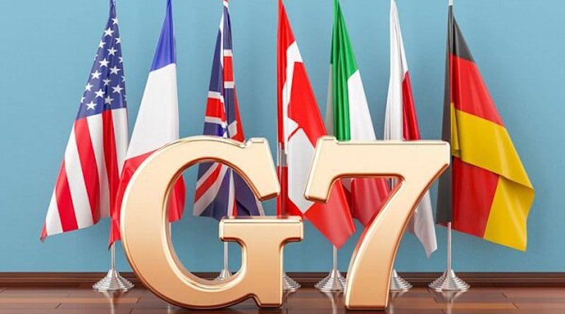 Flags of G-7 G7. Photo Credit: Mehr News Agency