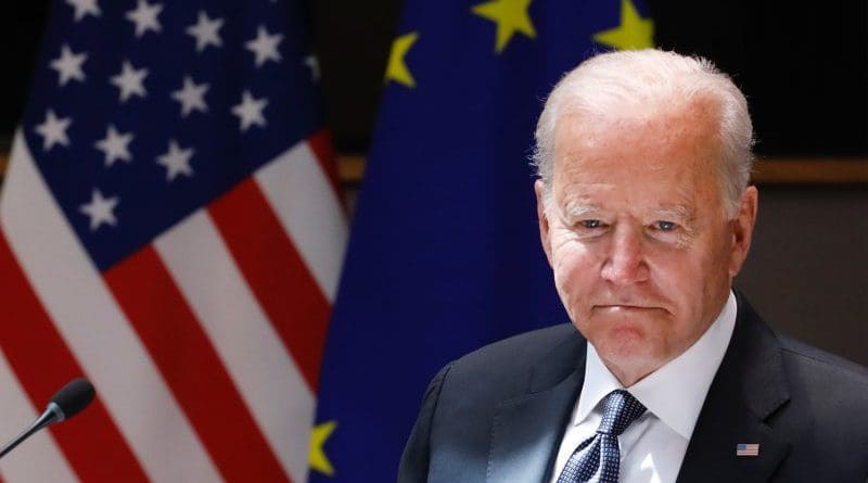 US President Joe Biden during the EU-US summit on 15 June. [Photo Credit: EU]