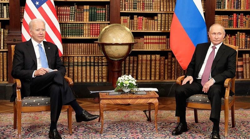 Russia's President Vladimir Putin with President of the United States of America Joseph Biden. Photo: TASS, Kremlin.ru