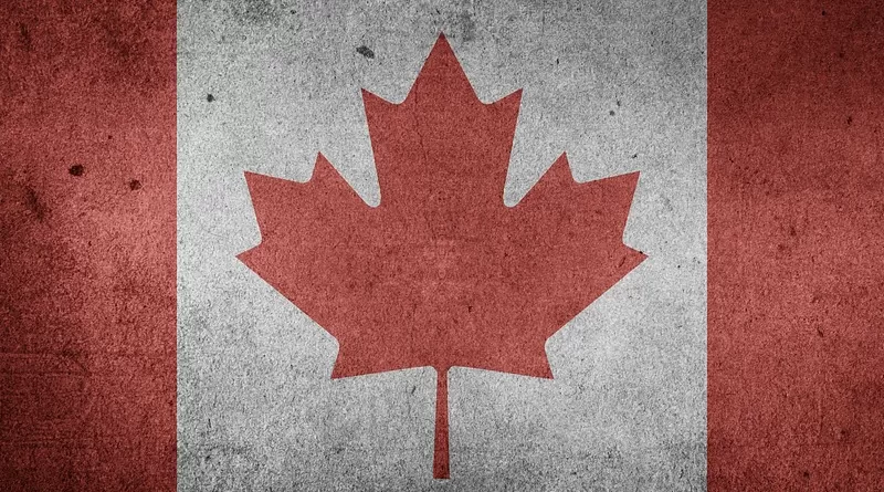 Canada North America National Flag Flag Grunge