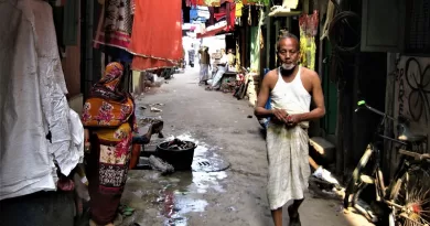 India Street Poverty Slums Kolkata People