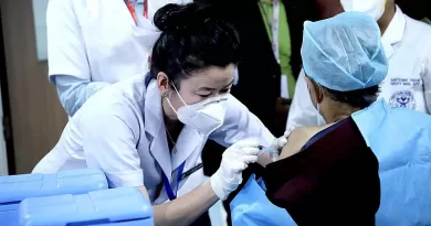 COVID-19 vaccination in New Delhi, India. Photo Credit: India Ministry of Health and Family Welfare, Wikipedia Commons