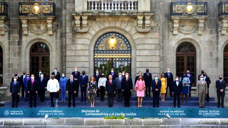 21st Summit of Foreign Ministers from the Community of Latin American and the Caribbean States (CELAC), July 24, 2021. Photo Credit: Government of México.