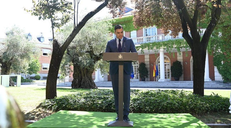 Spain's Prime Minister Pedro Sánchez. Photo Credit: Pool Moncloa/Borja Puig de la Bellacasa