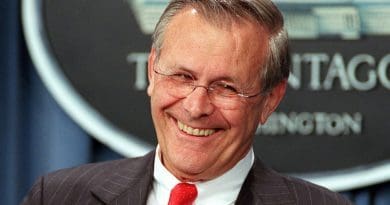 US Secretary of Defense Donald H. Rumsfeld. Photo Credit: Helene C. Stikkel, DOD