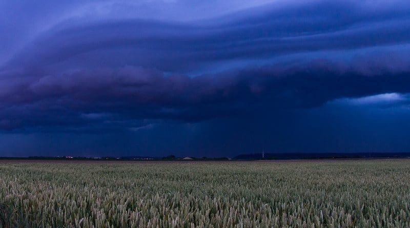Weather Germany Europe Thunderstorm Landscape Agriculture