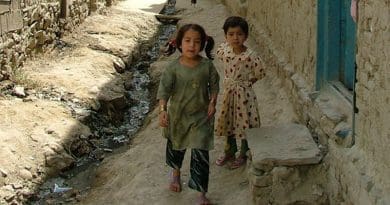 Children Mud Houses Kabul Poverty Afghanistan