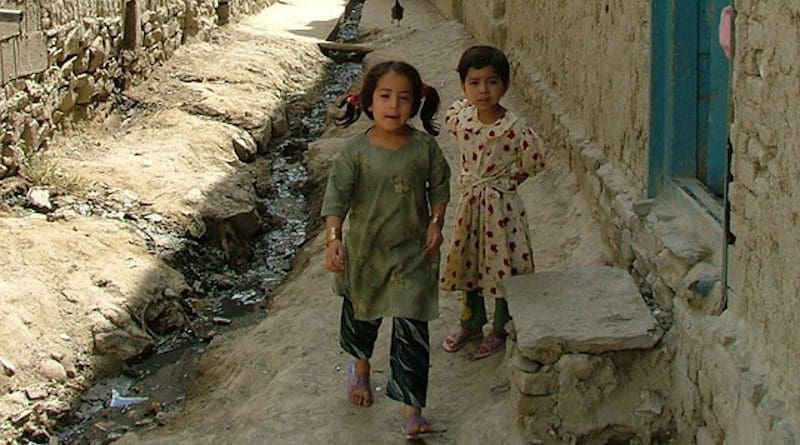 Children Mud Houses Kabul Poverty Afghanistan