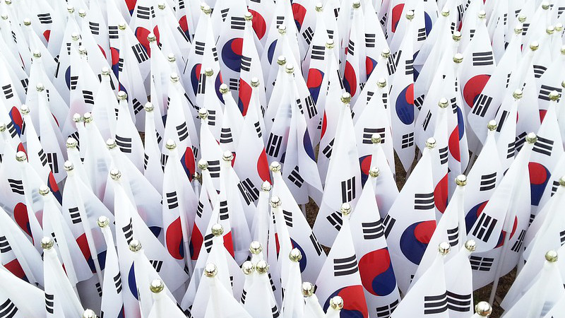 Flags South Korea