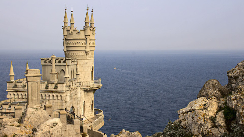 Crimea Swallow's Nest Sea Black Sea Palace Yalta