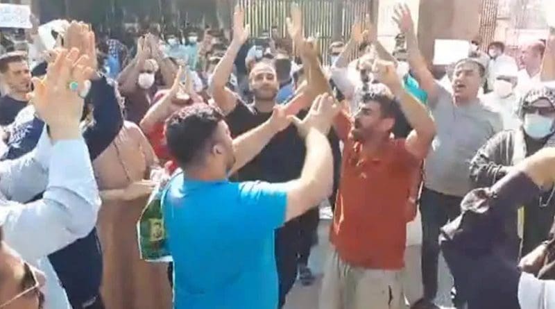 Water protests in Ahvaz, southwestern Iran. Photo Credit: Iran News Wire